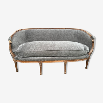 Louis XVI period sofa in basket