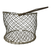 Round steel basket