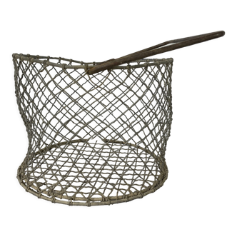 Round steel basket
