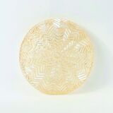 Pair of Mid-Century Art Deco Geometric Glass Wall Lights - Limburg, 1970s