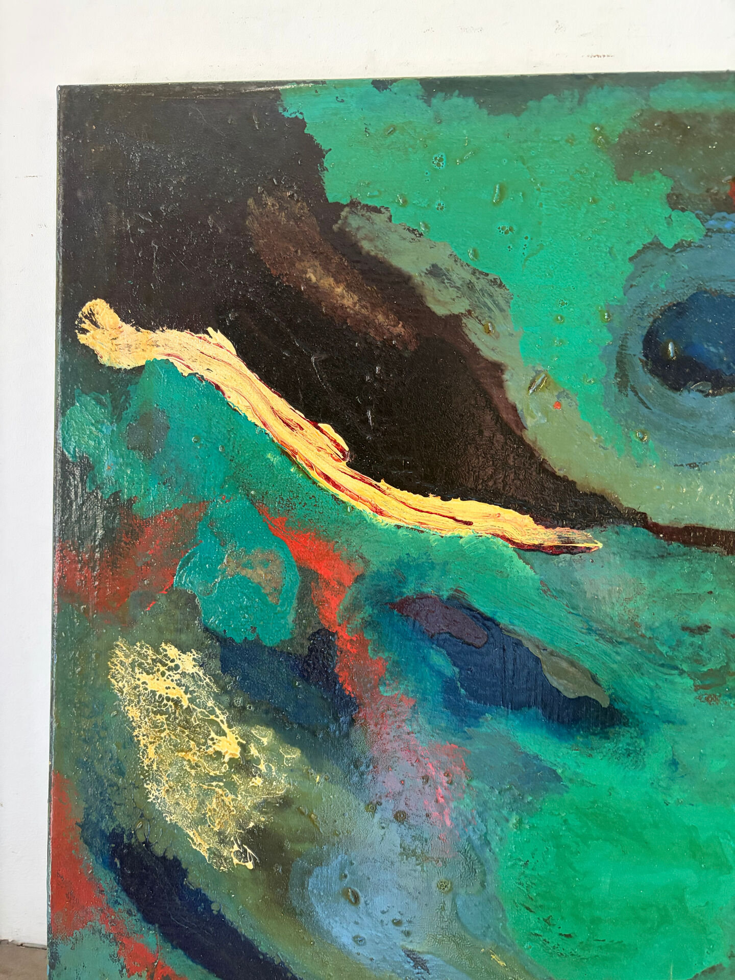 Modern abstract signed Canto 2017