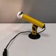 Small wall lamp in beautiful yellow color from Danish Nordlux 1980s.