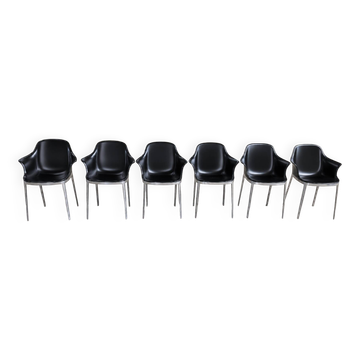 Set of 6 Elle armchairs, Eugeni Quitllet for Alias, Italy - 2010