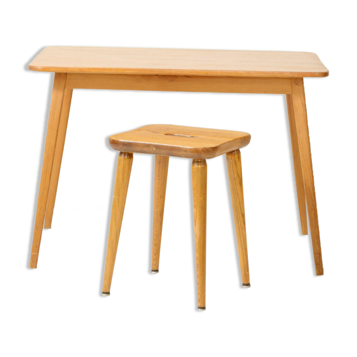 Swedish desk and stool by Göran Lalmvall 1940/50