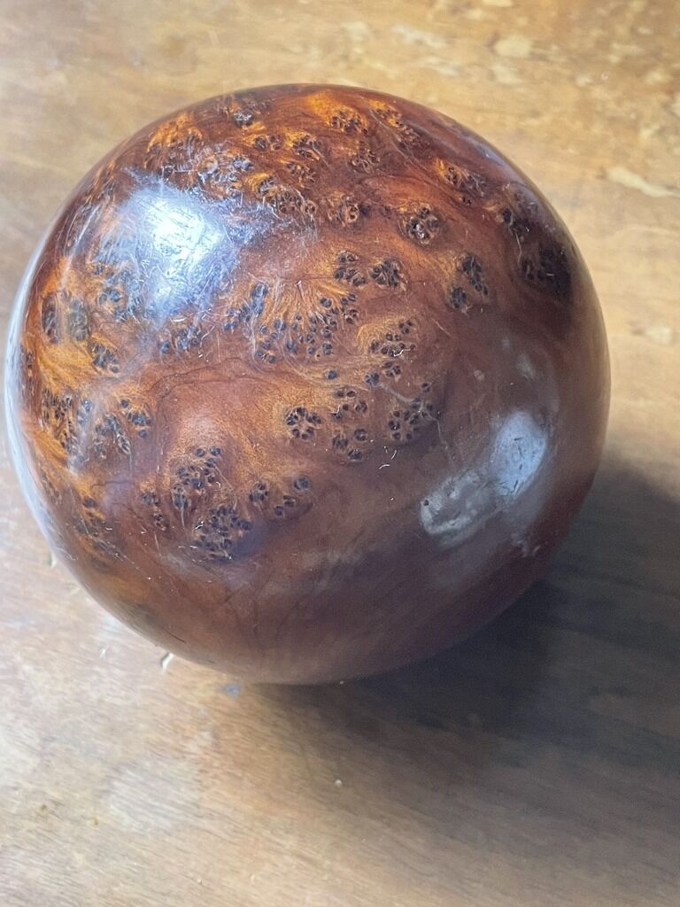 Rare wood decoration ball