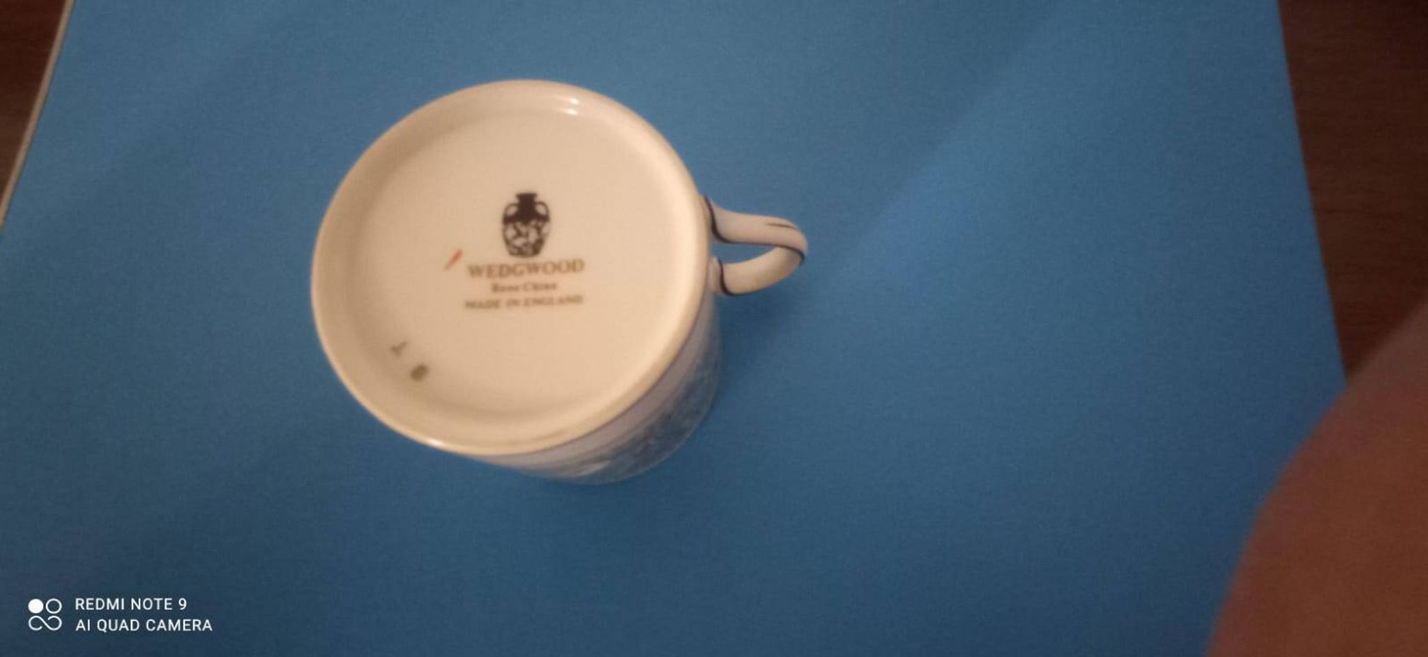 Turquoise porcelain coffee service Wedgwood Florentine