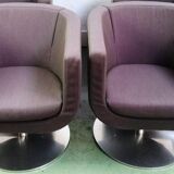Pair of tulip armchairs, B&B Italia