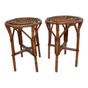 Paire de tabouret en