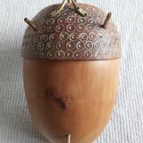 Aldo Tura 50's wooden hollow cut