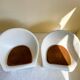 70s fiberglass space age armchairs