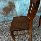 Maurice Lacour solid oak chair
