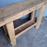 Brutalist console 120 cm solid wood