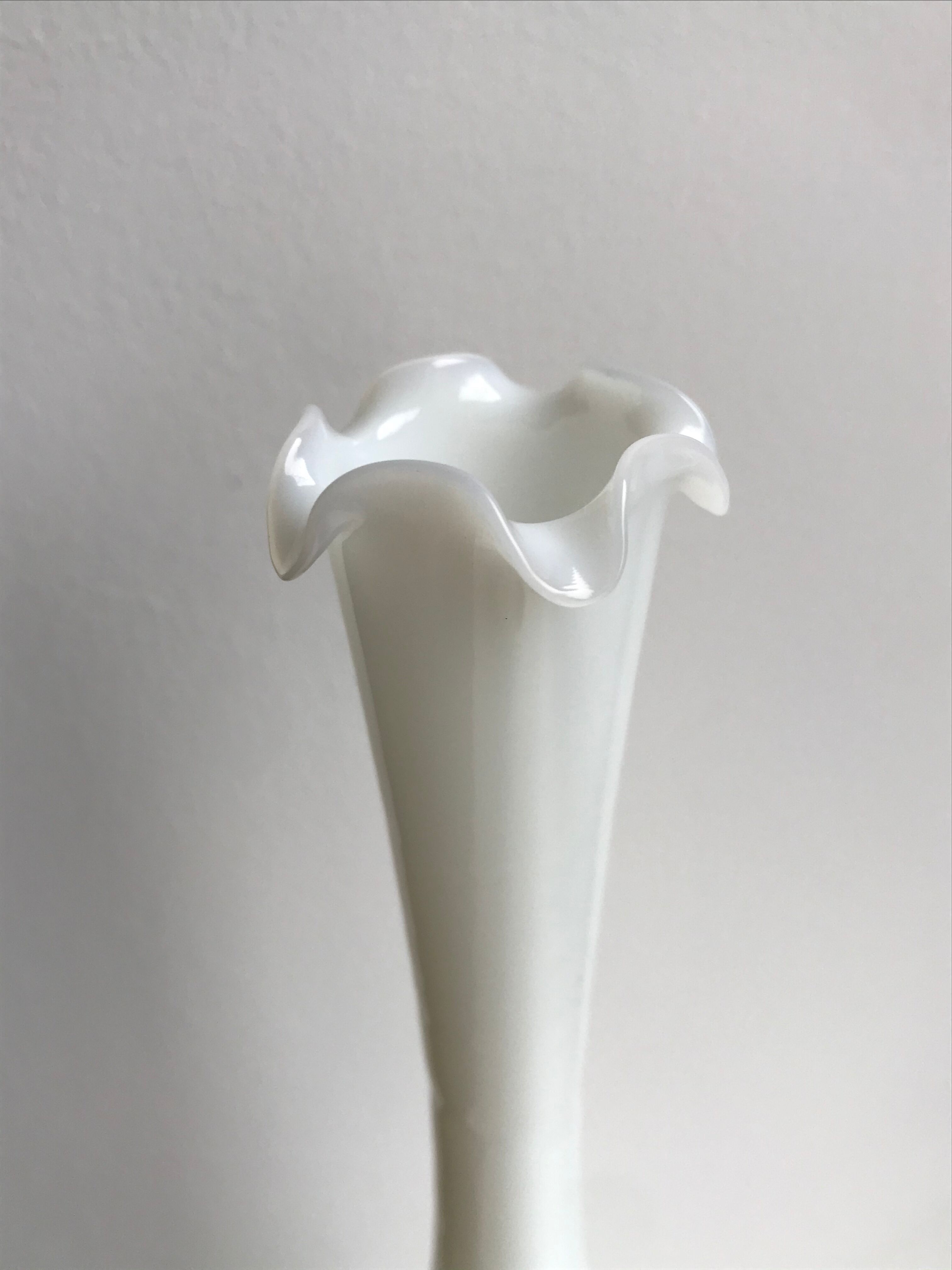 Old opaline soliflore vase early twentieth century