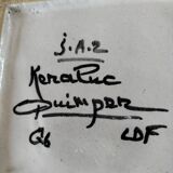 Large Keraluc Quimper salad bowl