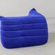Togo corner chair in blue velvet by Michel Ducaroy for Ligne Roset