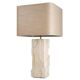 Paires de lampes de table en travertin