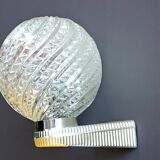 Mid Century clear glass si wall sconce lamp