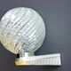 Mid Century clear glass si wall sconce lamp