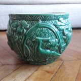 Slurry ceramic with animal décor