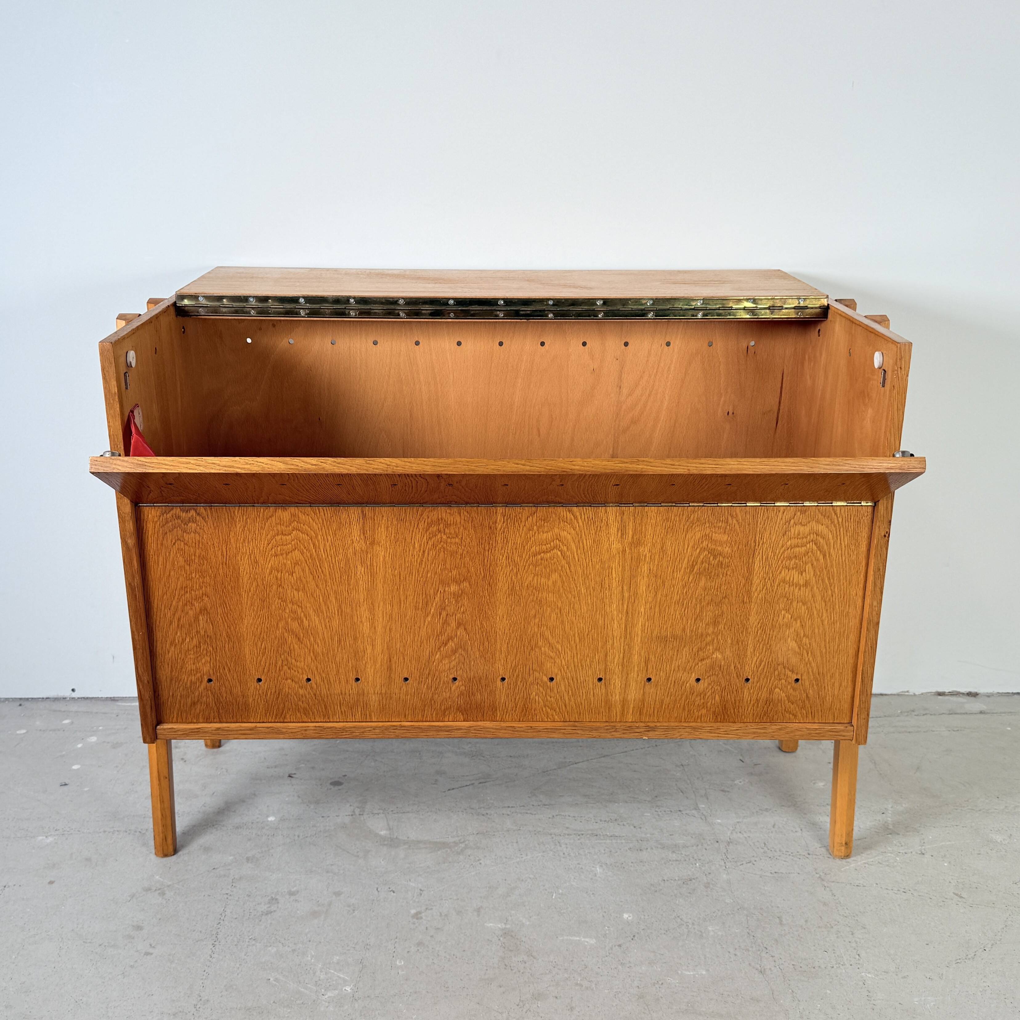 Vintage blanket chest/ toy chest, Frantisek Jirak