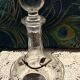 Decanter with pewter patterns
