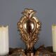 Antique wall sconces in Rococo style, bronze, Italy, 20th century.