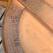 Pair of Baumann rotating screw chairs 1960