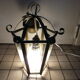 Brass lantern pendant lamp
