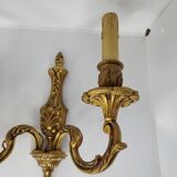 Wall lamp style Louis XV in bronze