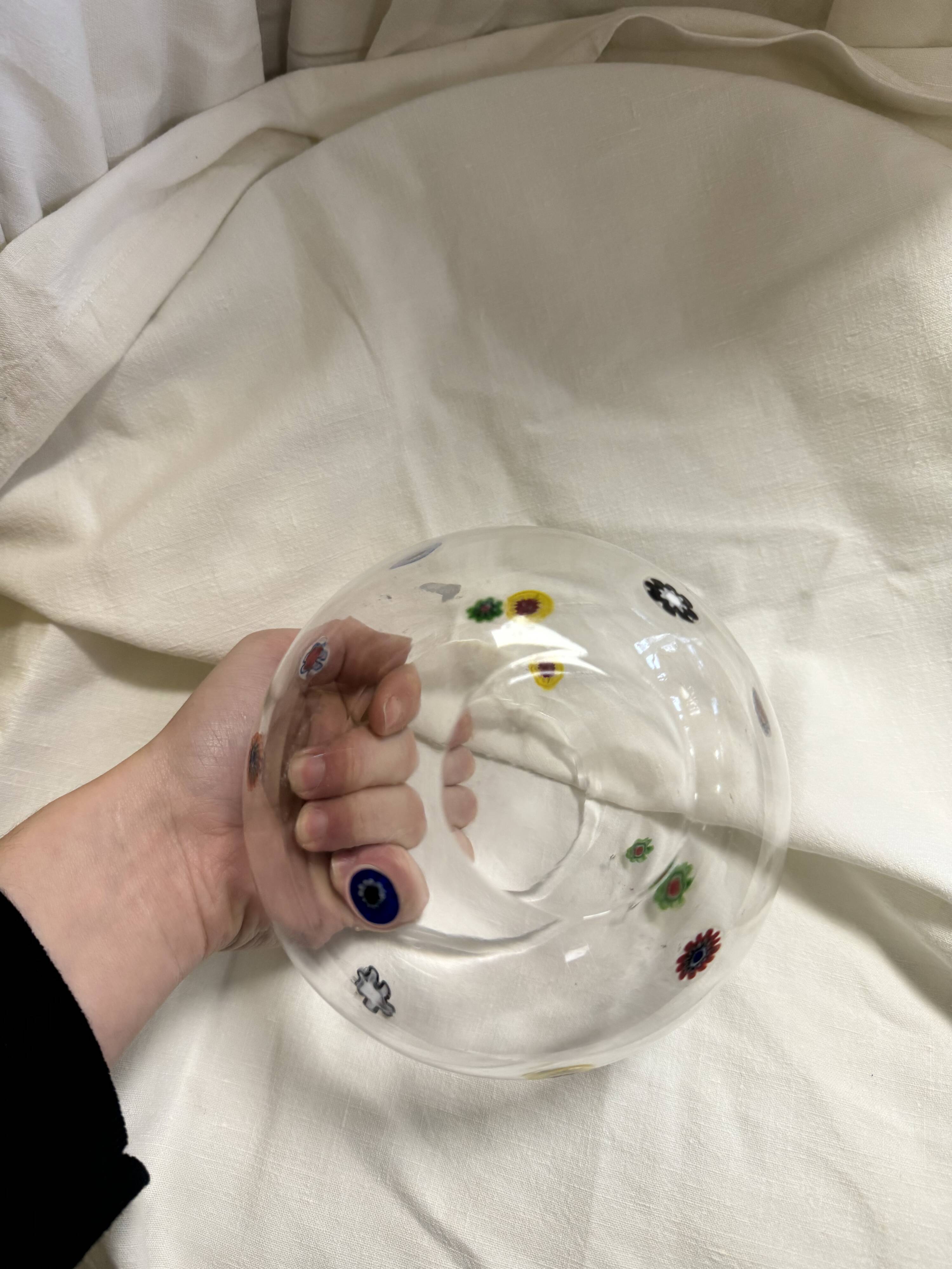 Murano millifiori vase