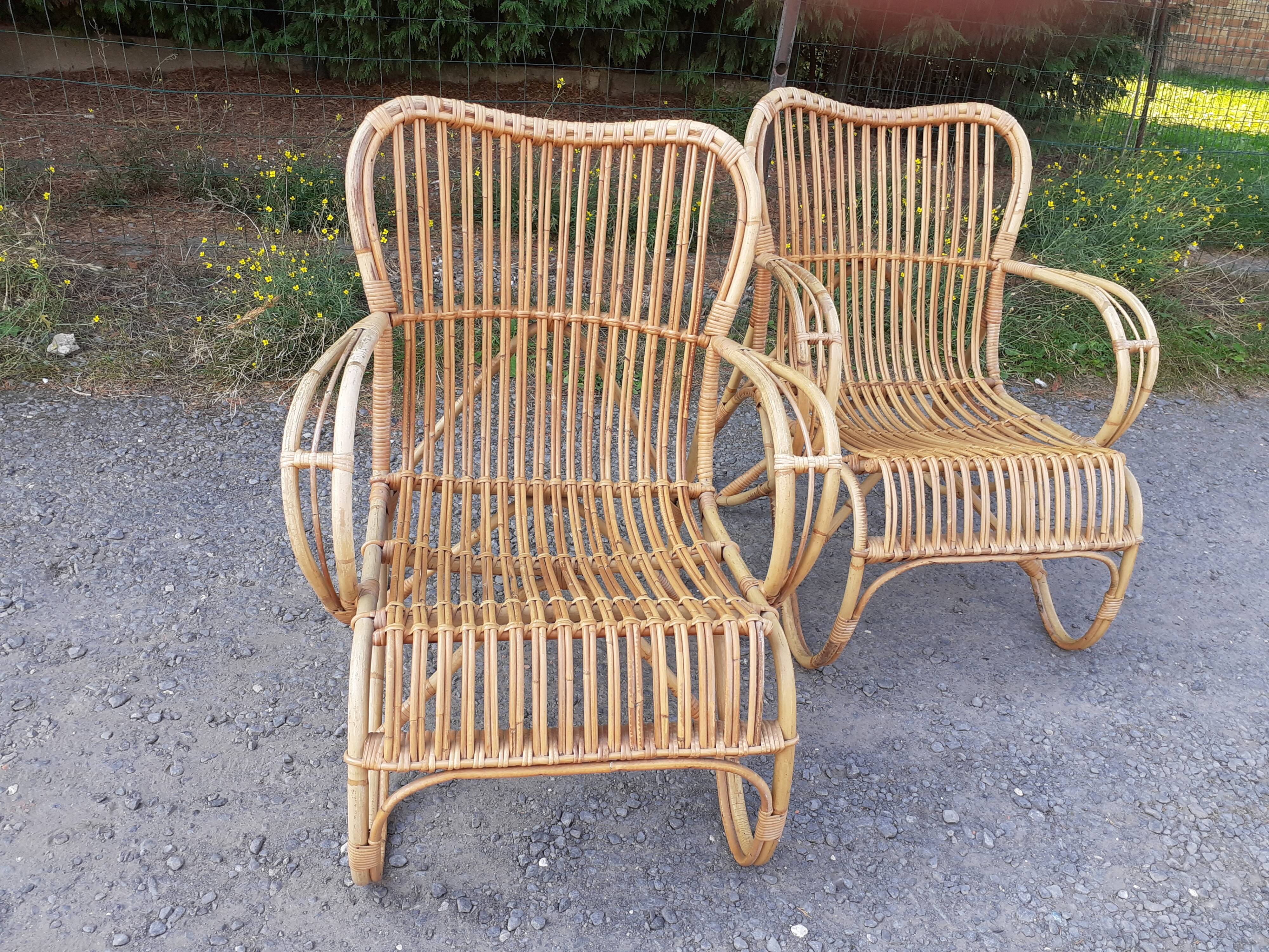 Paire de fauteuils vintage Rohe Noordwolde