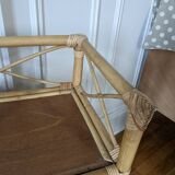 Rattan shelf