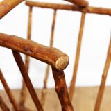 Raw wood magazine rack 1950
