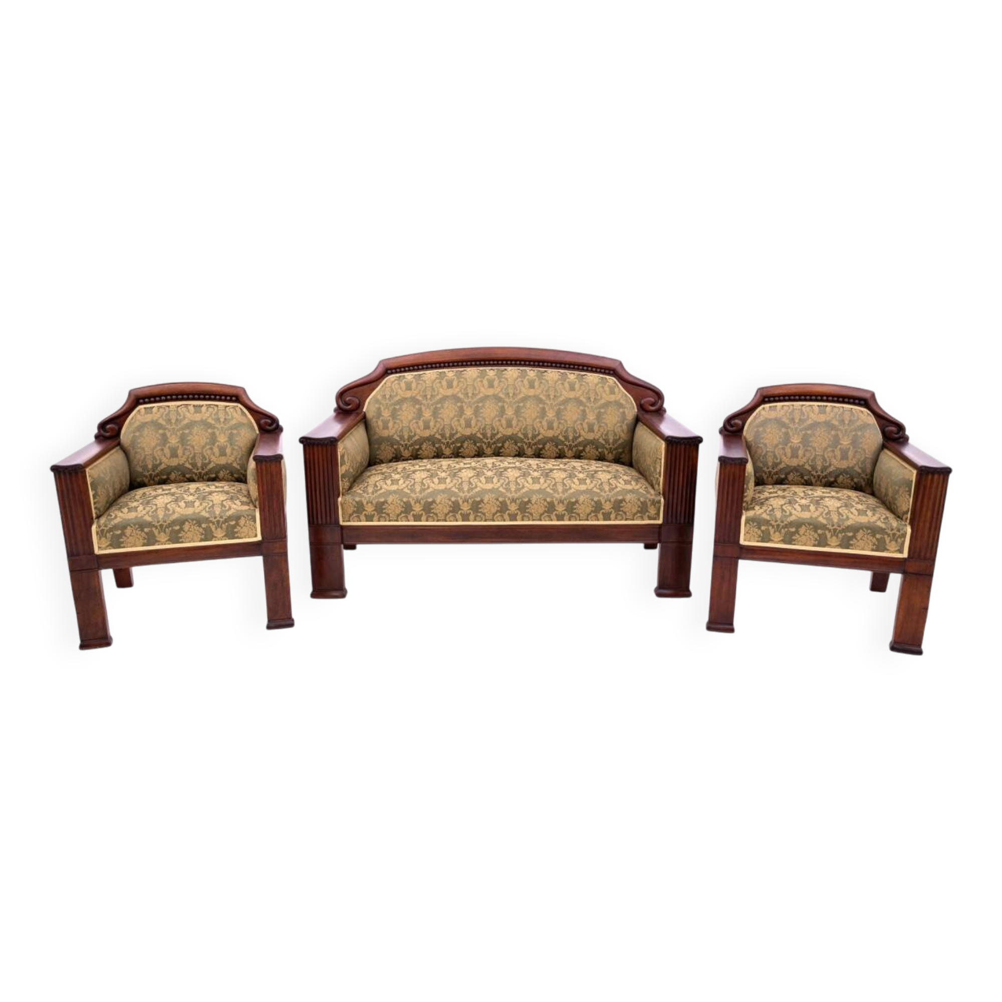 Antique Biedermeier living room set from around 1870.