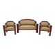 Antique Biedermeier living room set from around 1870.
