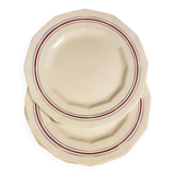 Old earthenware plates