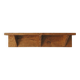 Handcrafted wall shelf in solid fir.