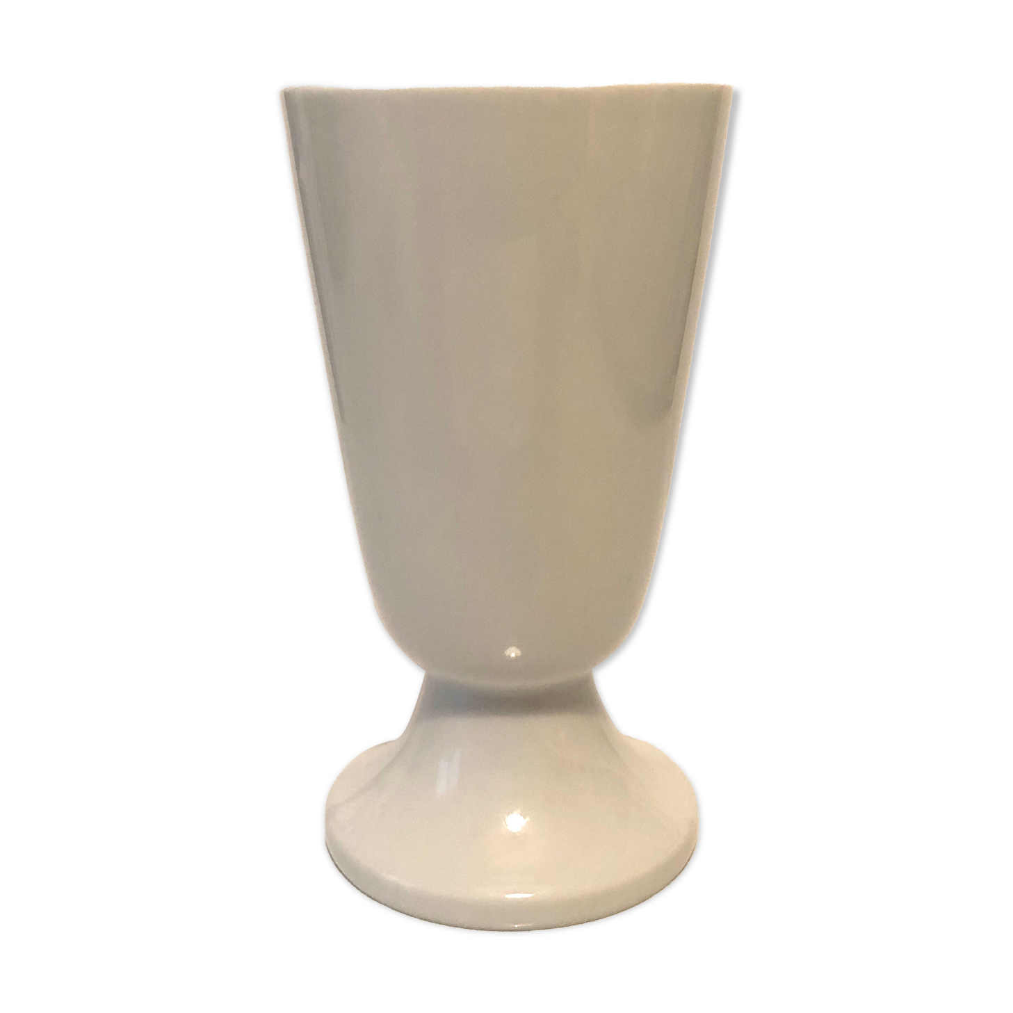 White ceramic vase