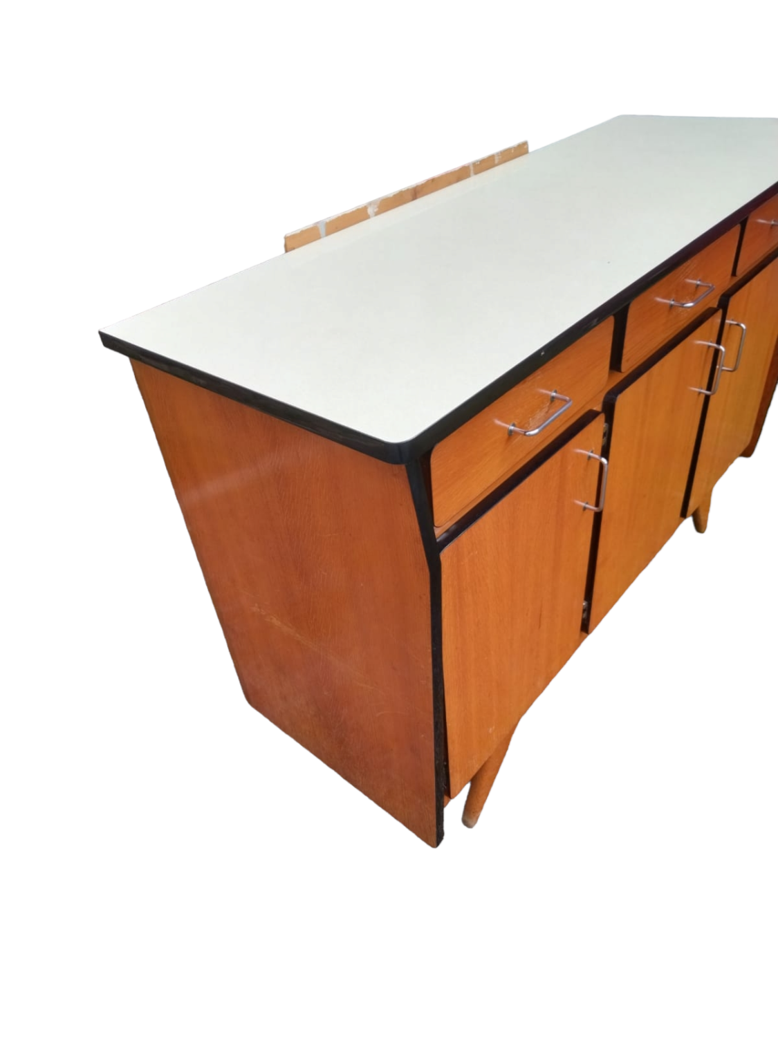 Wooden formica sideboard