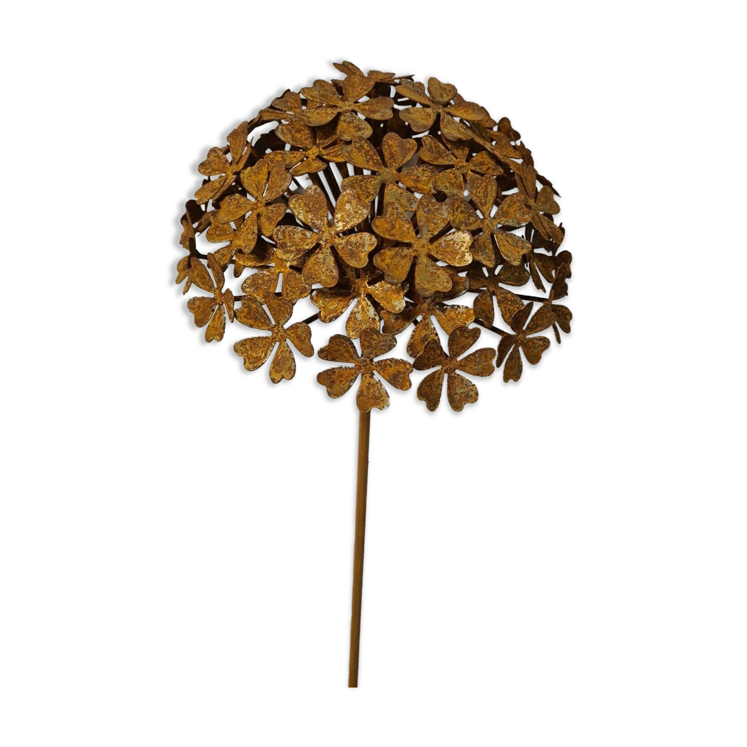 Wrought iron flower hydrangea , garden decoration