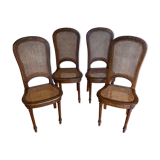 Chaises en acajou style empire