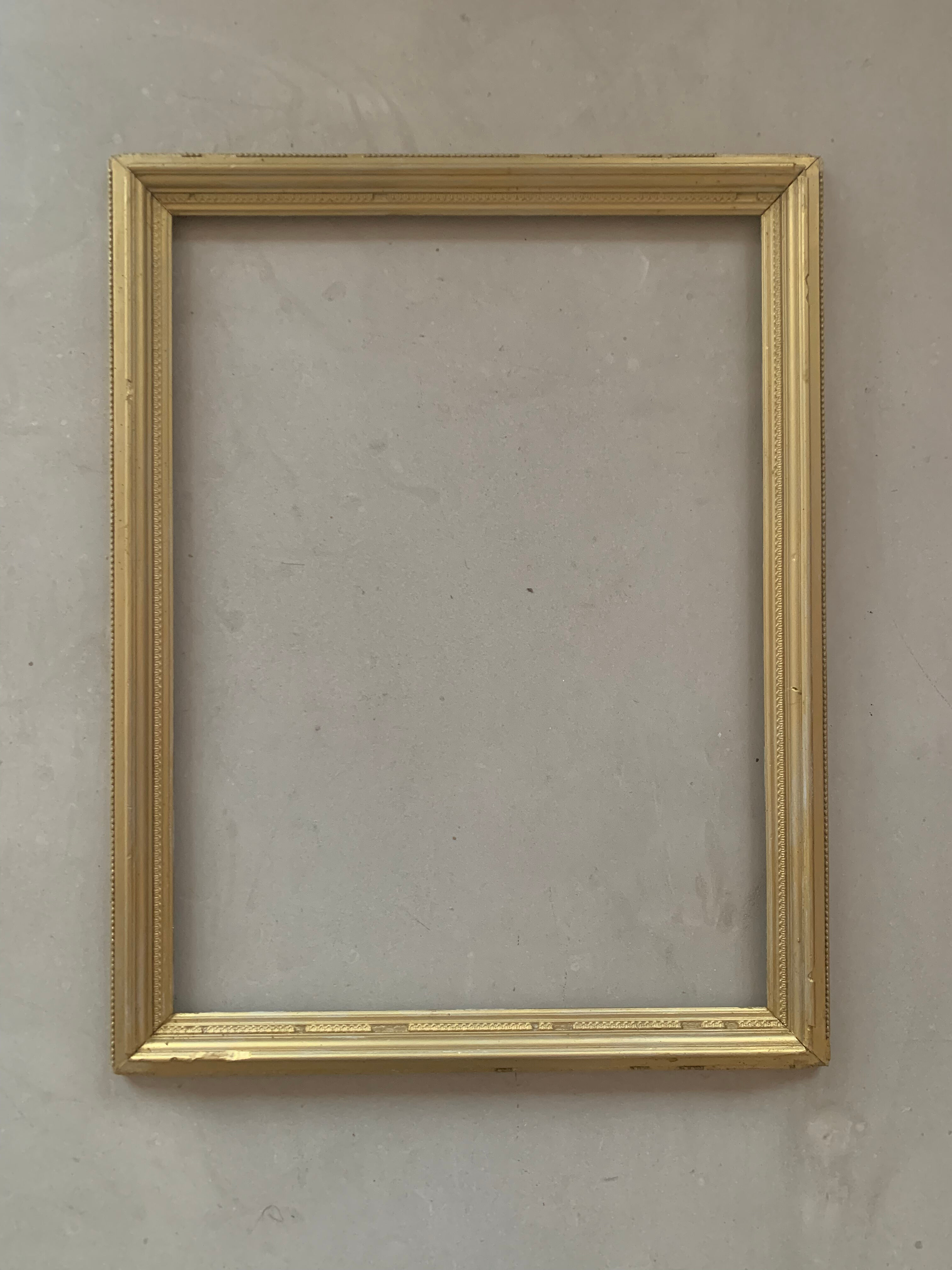 Old gilded frame 44x56cm