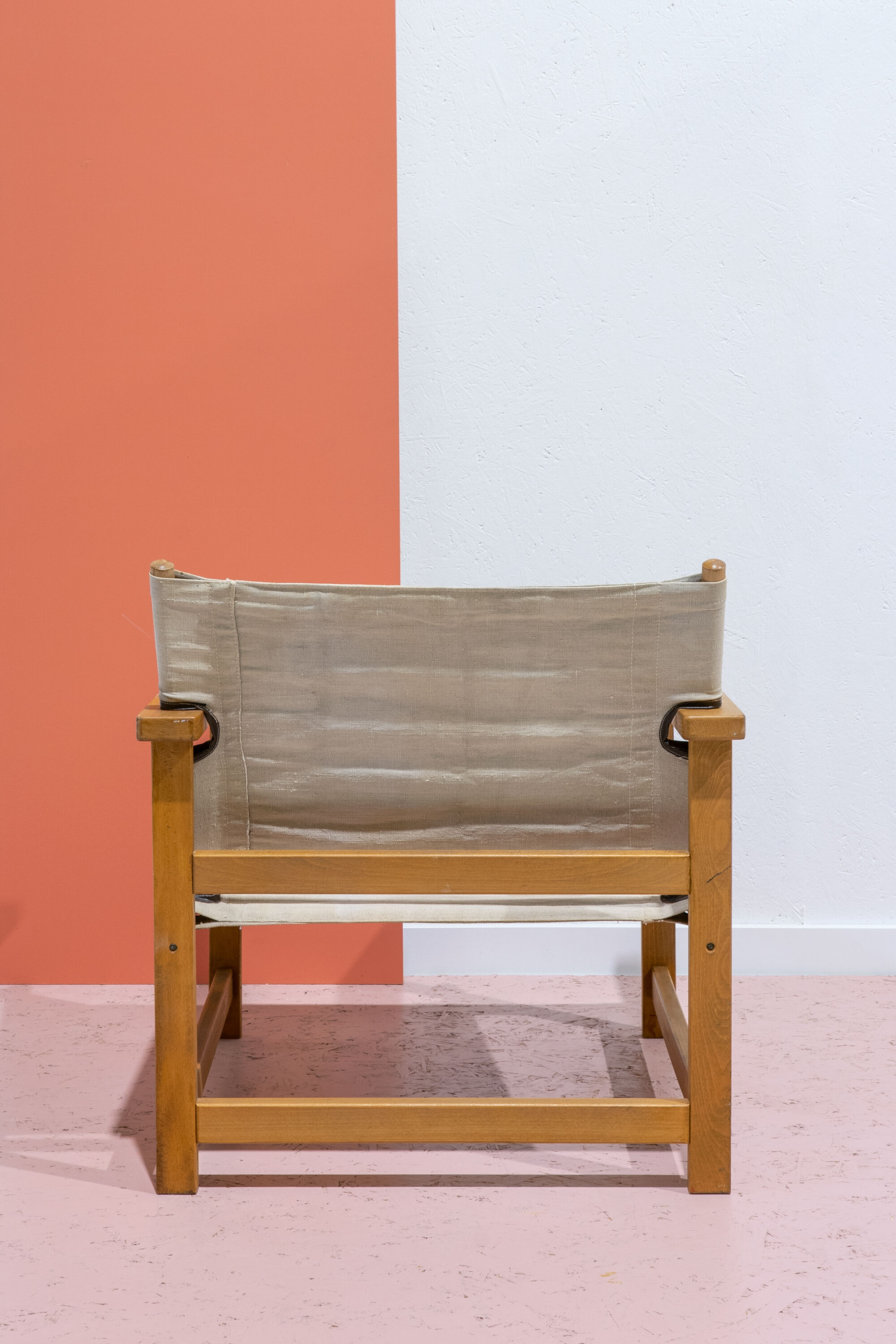 Danish safari chair by Hyllinge Møbler