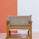 Danish safari chair by Hyllinge Møbler