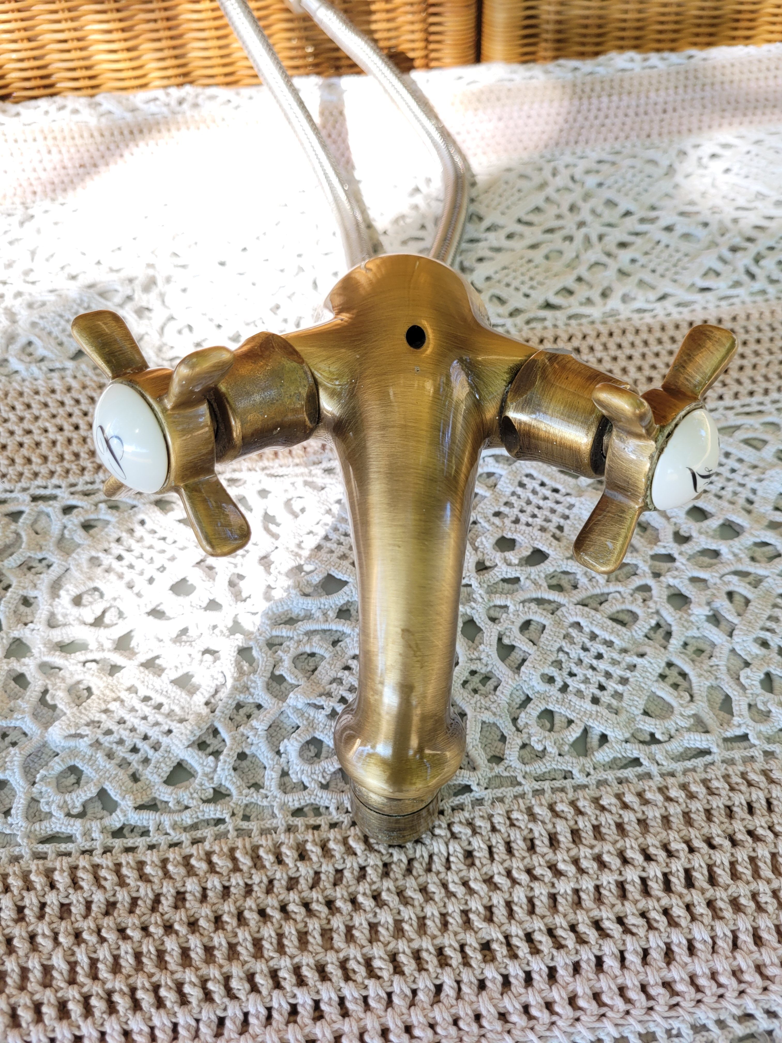 Vintage brass faucet