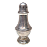 Silver-plated metal sugar shaker