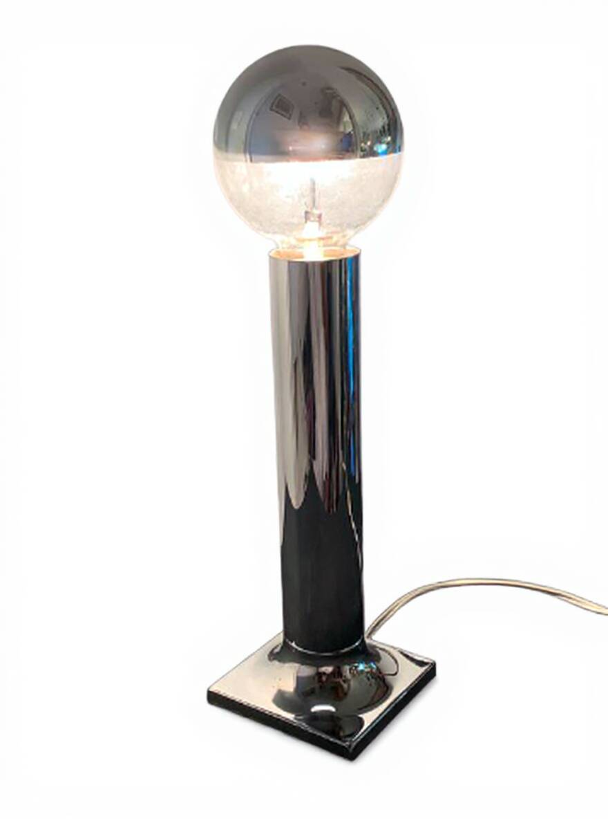 Rolf Krüger wall lamp for Staff. Chrome-plated metal.