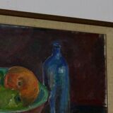 "Still Life, Bottle and Fruits" by Denoran
