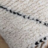 Moroccan Berber carpet Beni Ouarain with black diamonds 1,48x0.95m