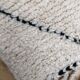 Moroccan Berber carpet Beni Ouarain with black diamonds 1,48x0.95m